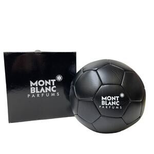 Montblanc Parfums Black Football Soccer Ball Collectible NEW with Original Box
